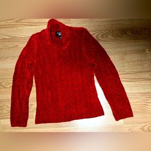 Emanuel Ungaro Vibrant Red Turtleneck Sweater